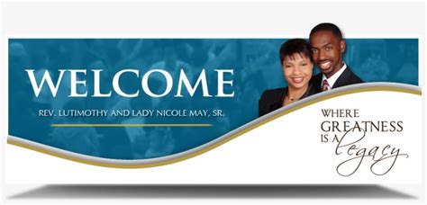 Church Welcome Banners Church Welcome Banner Transparent Png