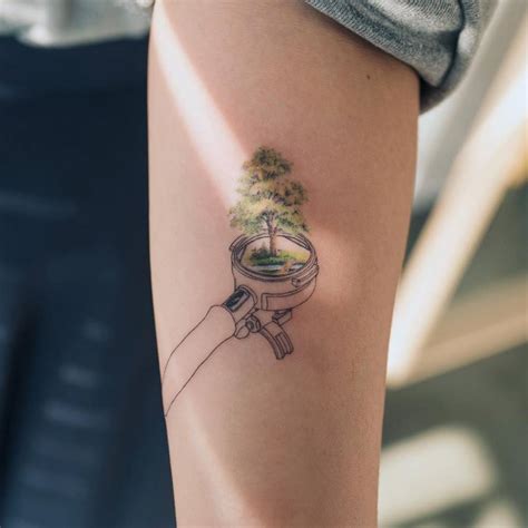 Small Tree Tattoo On The Left Inner Forearm Tattoogrid Net