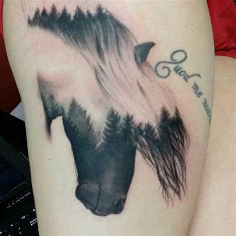 Horses Have Such A Beautiful Spirit Forest Tattoos Horse Tattoo