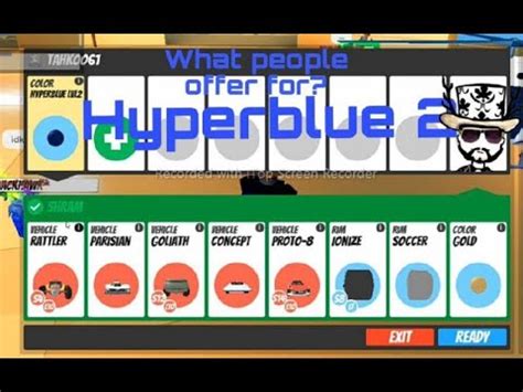 What People Offer For Hyperblue Level 2 Trading Montage Roblox