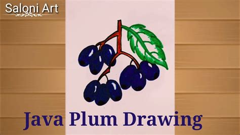 how to draw jamun tree my daily li fe