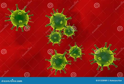 Viruses In Blood Systemic Infection Stock Illustration Illustration