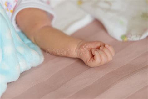 Newborn Baby Boy Hand Stock Photo Image Of Infant Little 86864298