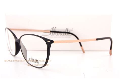 new silhouette eyeglass frames urban lite fullrim 1590 9030 black rosegold women ebay