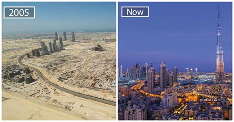 Breathtaking Photographs Showing How Famous Cities Have Changed In The