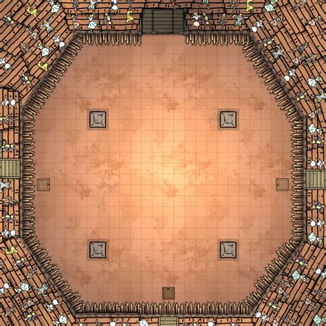 Colosseum Dnd World Map Dungeon Maps Fantasy City Map