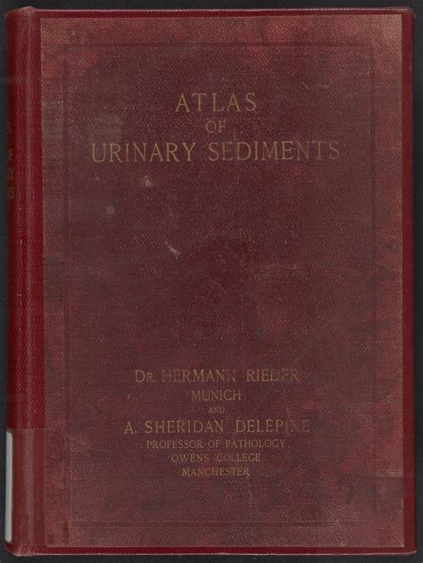 Atlas Of Urinary Sediments Science History Institute Digital Collections