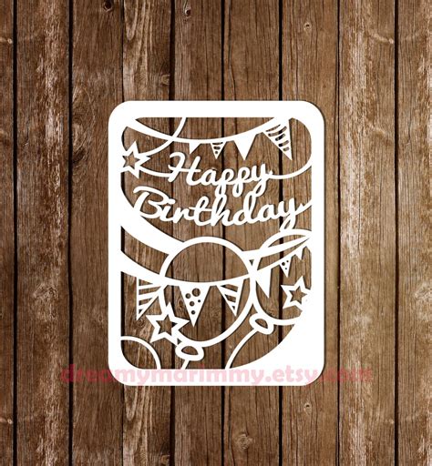Free SVG Svg Birthday Card Template 9486+ Best Free SVG File