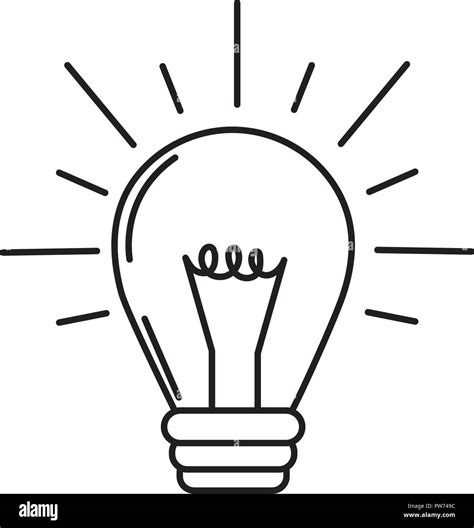 Light Bulb Symbol Stock Vector Image And Art Alamy