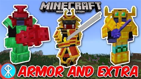 Minecraft Armors And Extra Addon Bedrockmcpexbox Bedrock