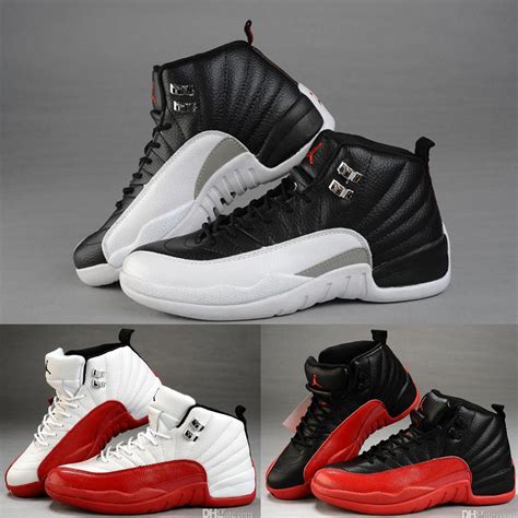 Nike Air Jordan 12 Xii Taxi Playoff Black Flu Game Cherry Mens Womens Basketball Shoes Brand