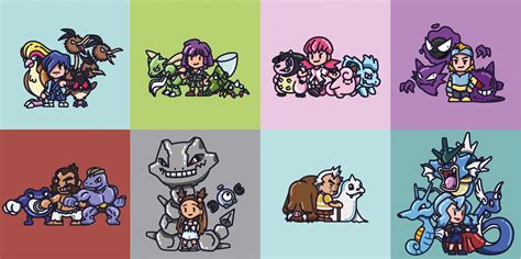 Drew All The Johto Gym Leaders With Their Og Designs And Their Anime