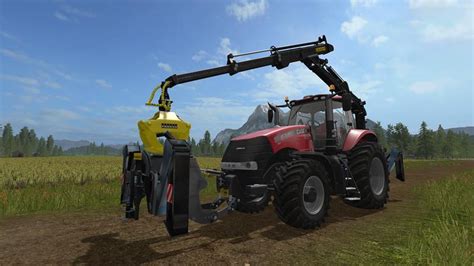 Ponsse Rear Mounted Crane Lifting Hook Crane V14 Fs17 Mod Mod