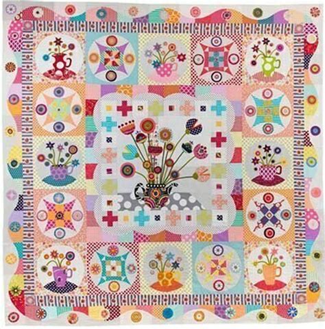 Wendy Williams Tea Party Quilt Pattern Sewn And Quilted