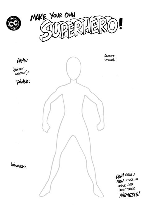 July Comics Challenge Make Your Own Superhero In 2023 Make Your Own