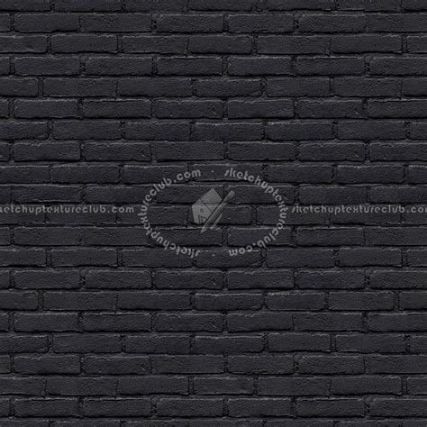 Black Painted Brick Wall Pbr Texture Seamless 22023