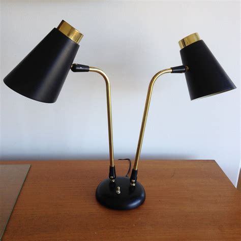 See more ideas about vintage lamps, mid century lamp, lamp. Vintage 60's Double Gooseneck Desk Lamp | Chairish | Desk lamp, Vintage table lamp, Lamp