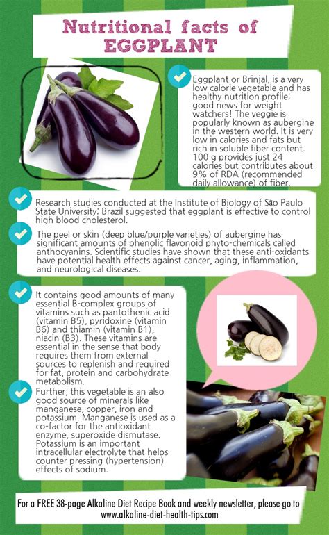 nutritional facts of eggplant