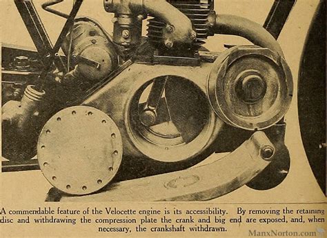 Velocette 1920 275cc Two Stroke Engine