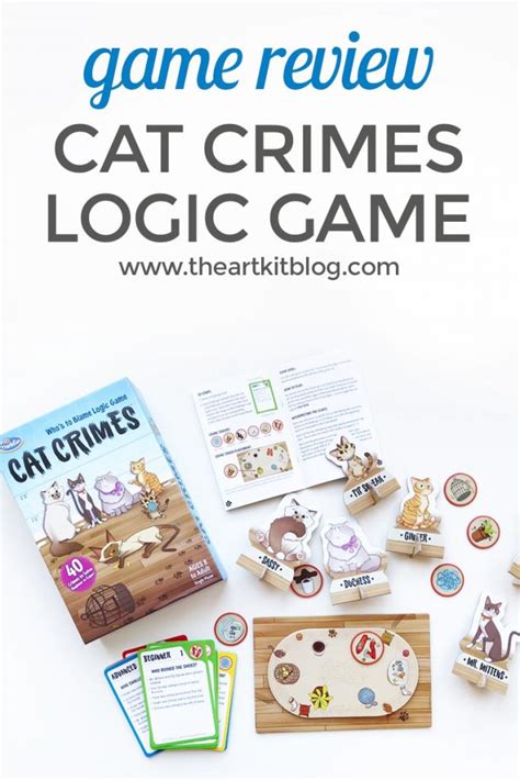 Browse our online store today! Cat Crimes Logic Game {Review} - The Art Kit