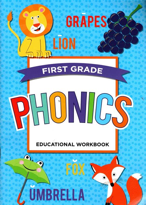 First Grade Educational Workbooks Good Grades Phonics V6