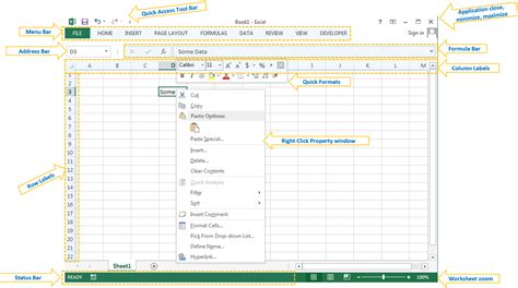 Introduction To Excel Interface And Objects