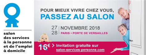 Rendez Vous Sur Le Salon Des Services à La Personne Paris 2018