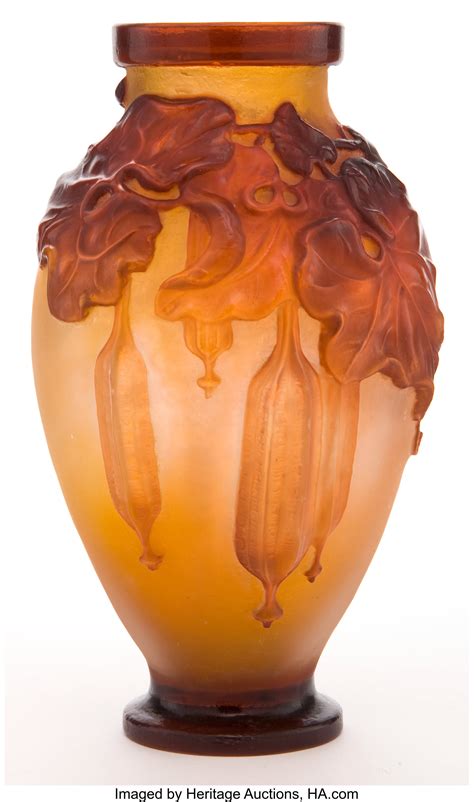 A GallÉ Glass Vase Émile Gallé French 1846 1904 Nancy Lot 89005 Heritage Auctions