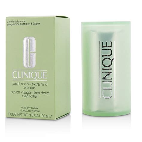 Clinique New Zealand Facial Soap Extra Mild With Dish By Clinique