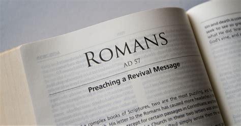Romans Bible Book Chapters And Summary New International Version