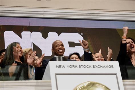 Mayor Adams Rings Opening Bell At The New York Stock Exchange City Of