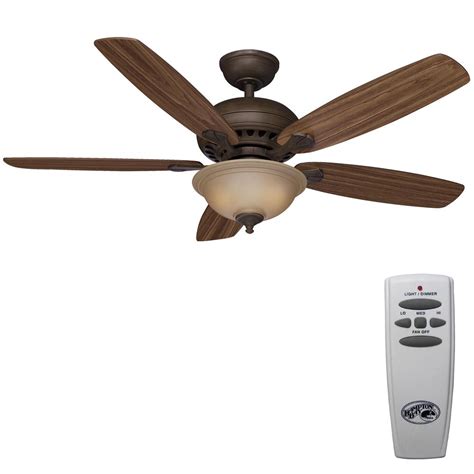 Hampton Bay Southwind 52 In Led Indoor Venetian Bronze Ceiling Fan