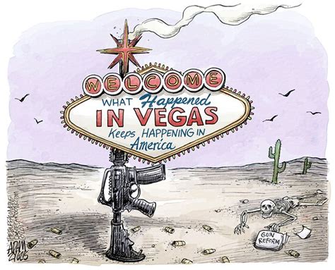 After The Las Vegas Massacre Cartoons Argue For Gun Control The