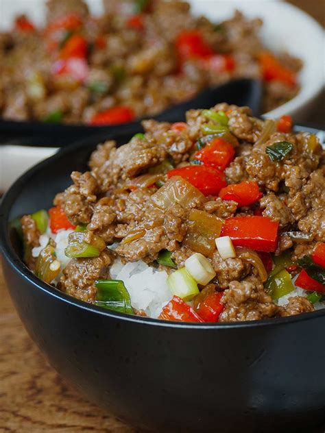 Chilli Pepper Beef Ground Beef Khin S Kitchen Quick Stir Fry Recipe