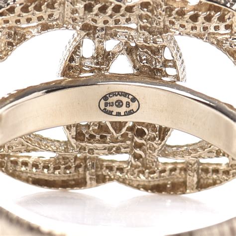Chanel Cc Logo Ring 6 Gold 613224 Fashionphile