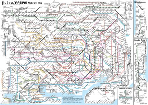 Tokyo Rail Map Japan Rail Map Tokyo Kantō Japan