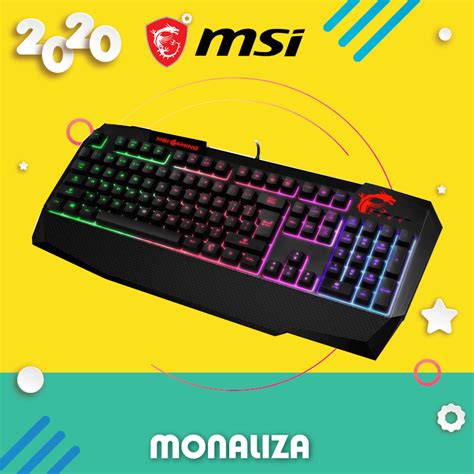 Msi Vigor Gk40 Gaming Keyboard Monaliza