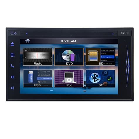 Double Din Car Radio Tablet Bluetooth Hands Free Calling Car Dvd Player