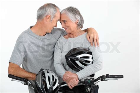 Paar Senioren Verliebt Stock Bild Colourbox