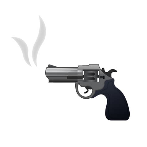 Emoji Handgun Revolver Pistol Emoji Png Download 550550 Free