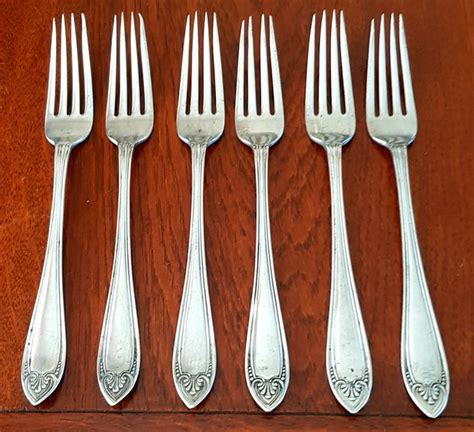 Sheffield Silverplate Dinner Forks 6 Friar Plate Catawiki