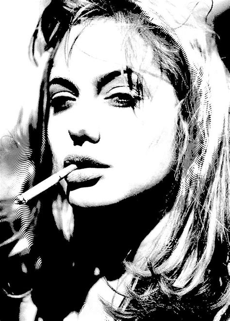 Angelina Jolie Smoking Digital Art By Ava Brown Pixels
