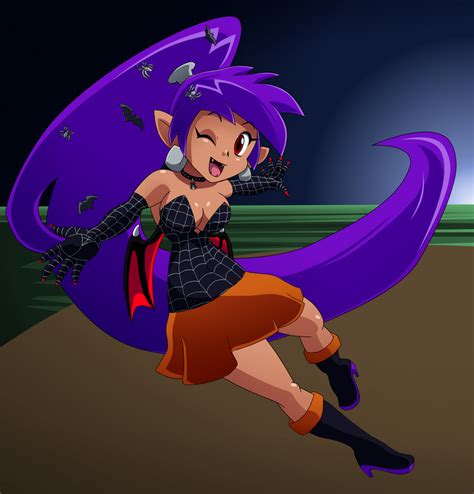 Shantae Halloween By Bluesupersonic On Deviantart