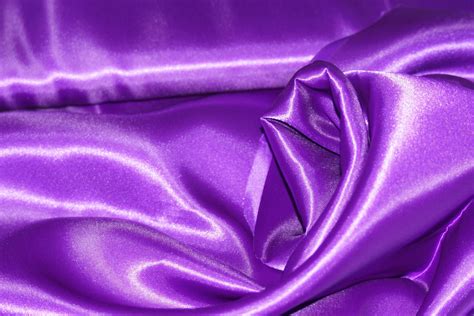 Purple Satin Fabric By The Yard Bow Making Satin Decoration Fabric
