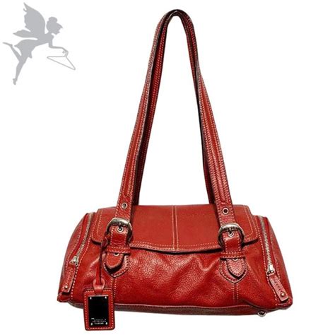 Tignanello Bags Tignanello Red Leather Bag Poshmark
