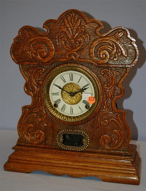 En Welch Oak Cabinet Clock Price Guide