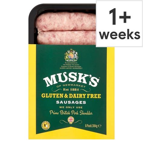 Musks Gluten Free Sausage 384g Tesco Groceries