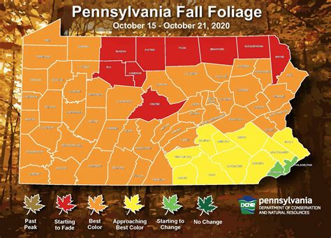 Pa Environment Digest Blog Dcnrs 4th Fall Foliage Report Shows Fall
