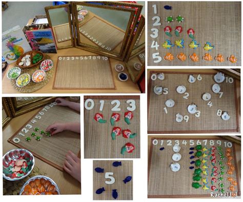 Numeral Recognition Counting And Sorting With Sea Related Loose Parts From Rachel Math