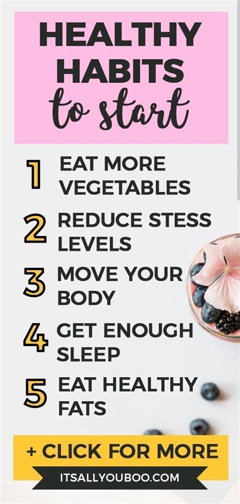 Healthy Habits List 10 Easy Changes With Big Results Healthy Habits